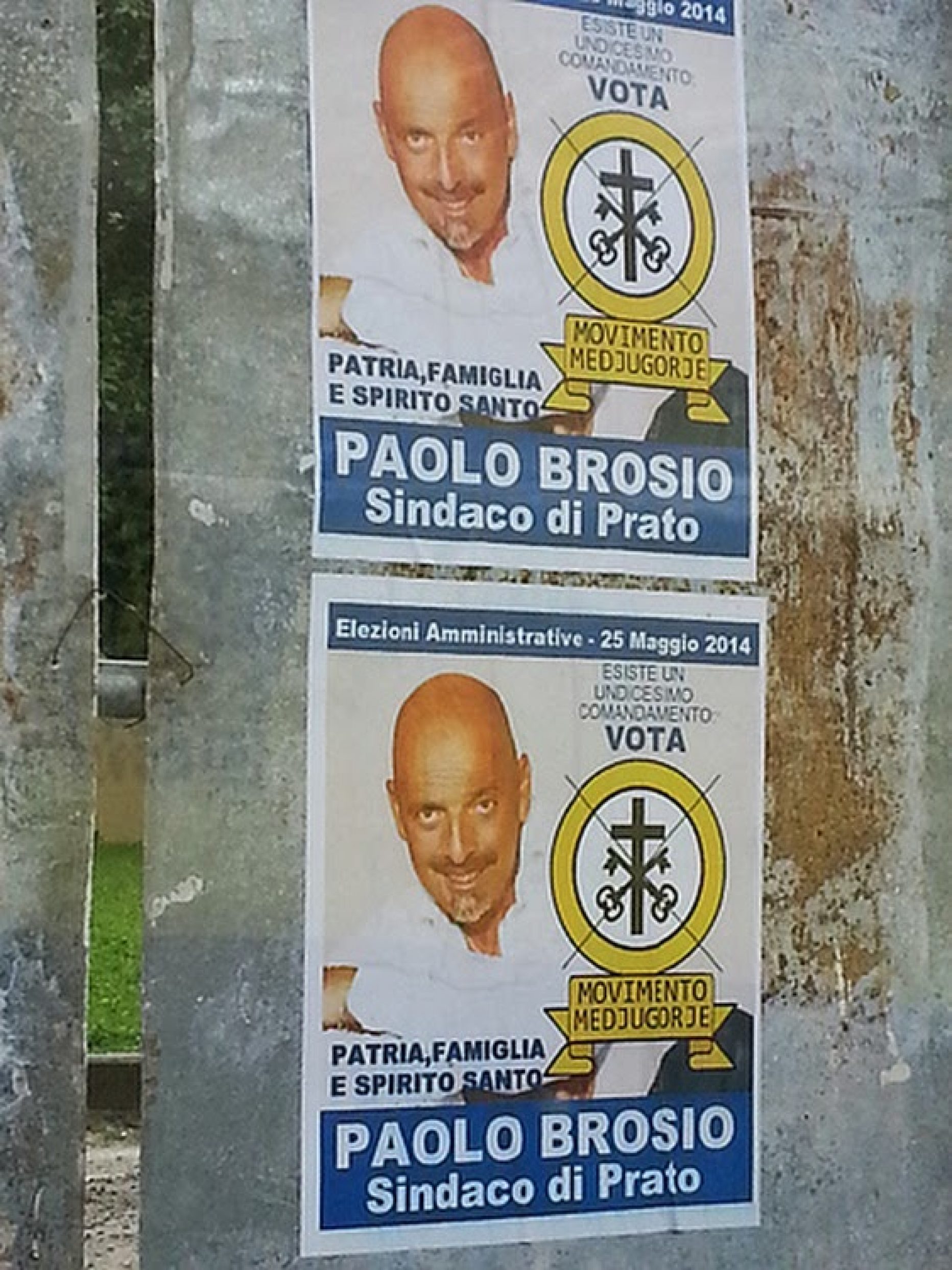 Vota Paolo Brosio sindaco di Prato!