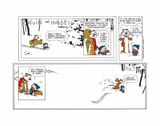 fine di Calvin & Hobbes