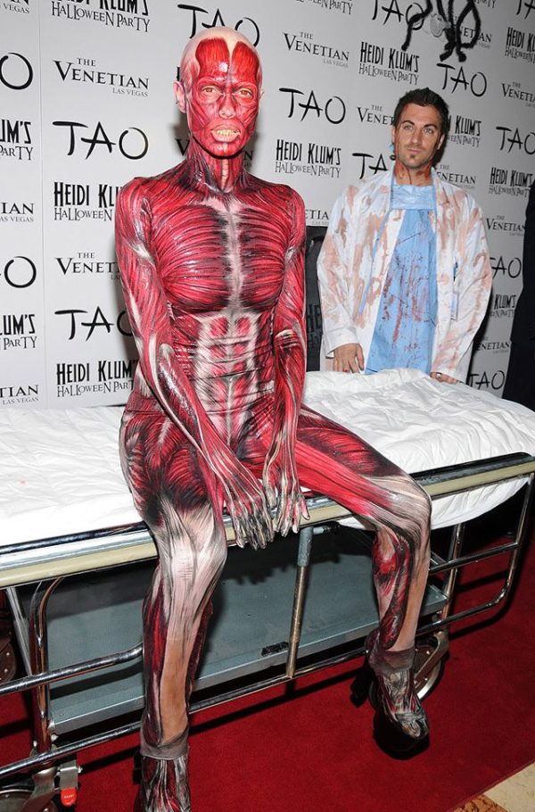 Heidi Klum Anatomy Costume